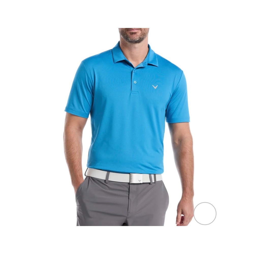 Callaway Mens Opti-Dri Golf Polo Shirt Blue Geometric Print‎ XL New 
Golfer